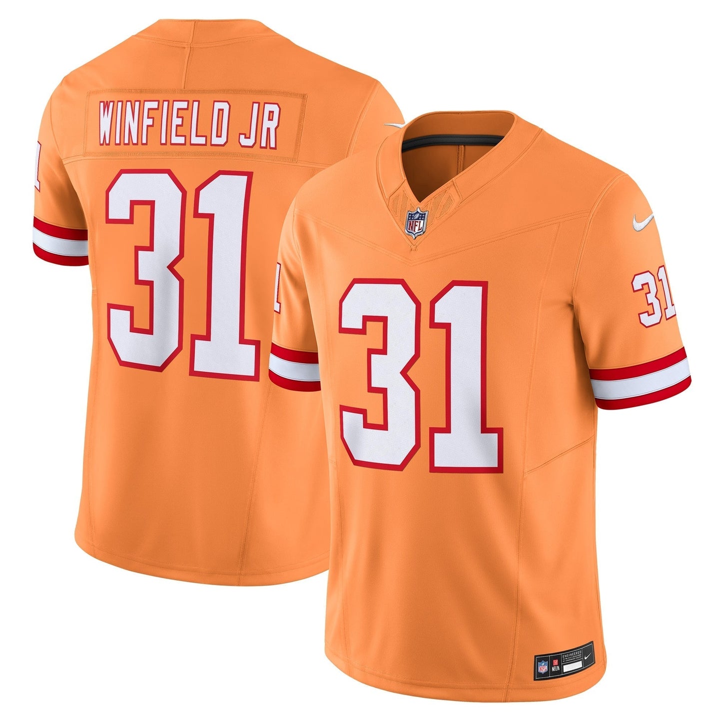 Men's Antoine Winfield Jr. Orange Tampa Bay Buccaneers Vapor F.U.S.E. Limited Jersey