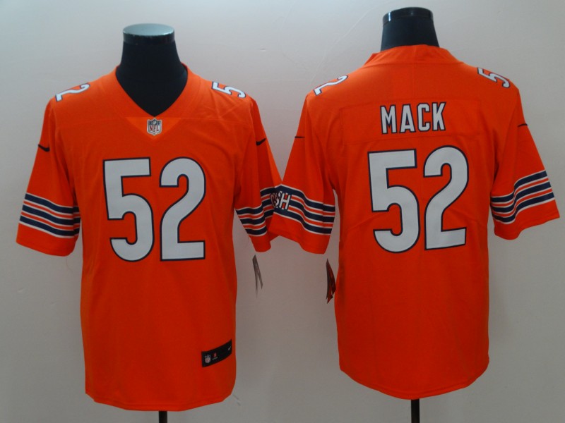 Men's Chicago Bears Khalil Mack Orange Game Jersey