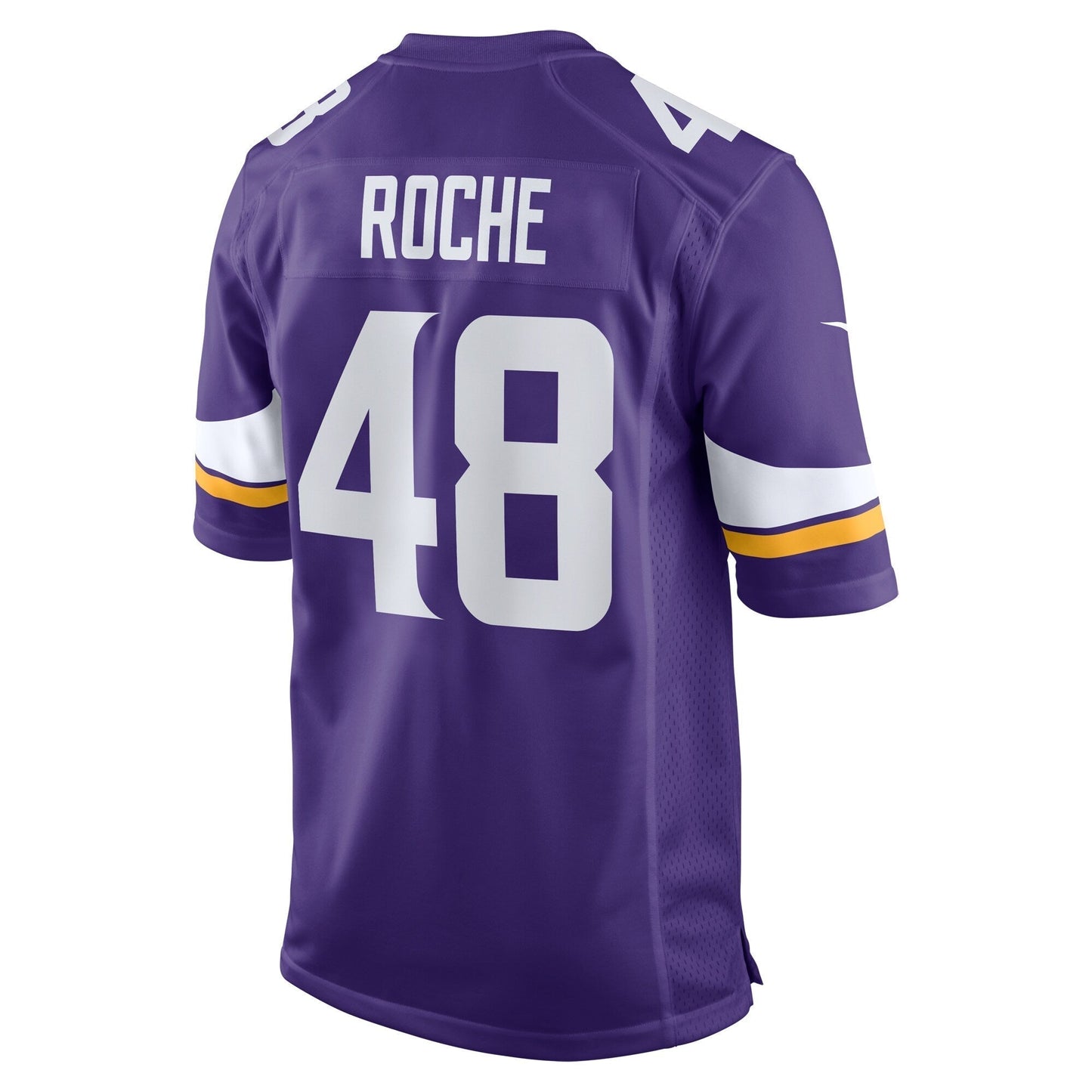 Quincy Roche Minnesota Vikings Team Game Jersey - Purple