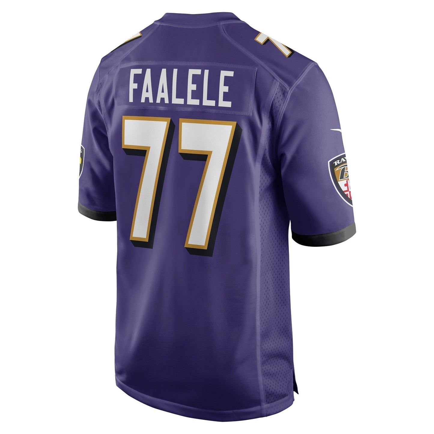 Daniel Faalele Baltimore Ravens Game Jersey - Purple