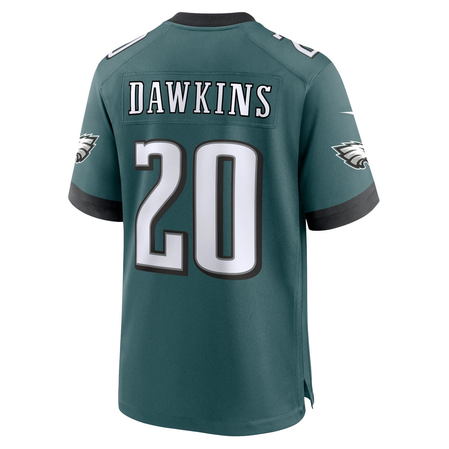 Brian Dawkins Philadelphia Eagles Team Game Jersey - Midnight Green