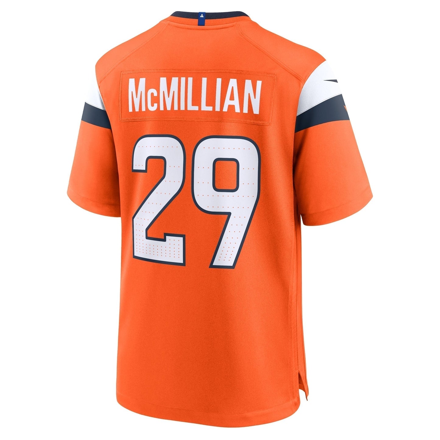 Ja'Quan McMillian Denver Broncos Team Game Jersey - Orange