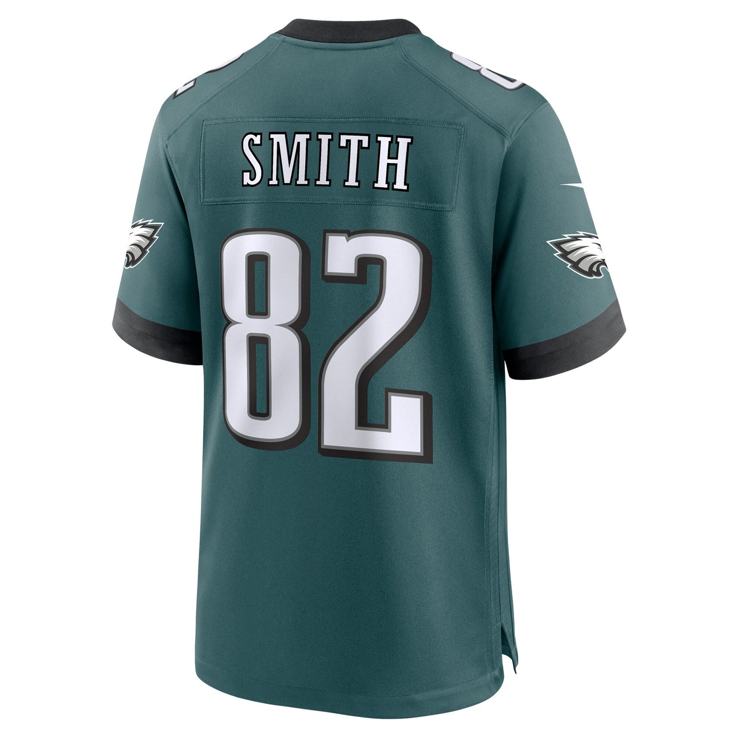 Ainias Smith Philadelphia Eagles Team Game Jersey - Midnight Green