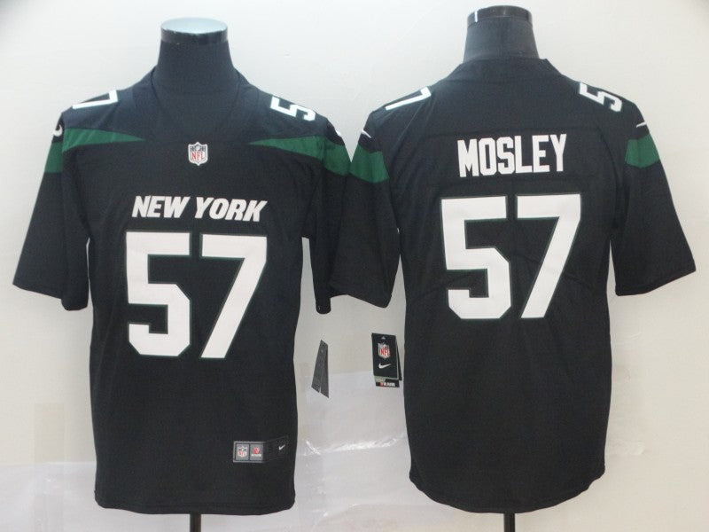 Men's New York Jets C. J. Mosley Black Game Jersey