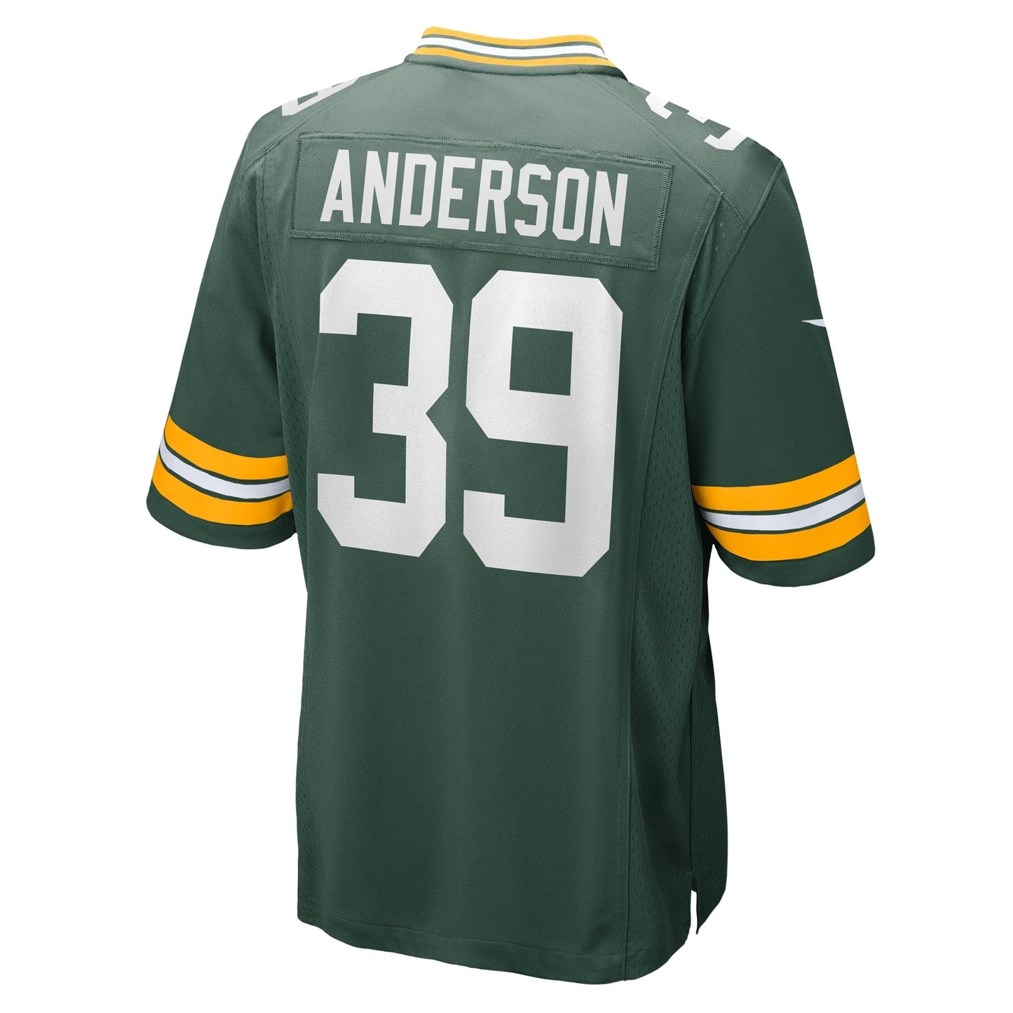 Zayne Anderson Green Bay Packers Team Game Jersey - Green