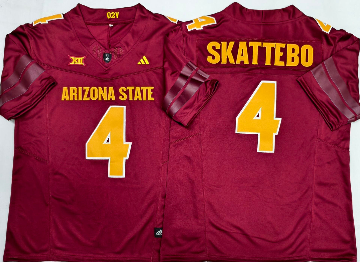 Men's Arizona State Sun Devils Cameron Skattebo #4 Red Jersey