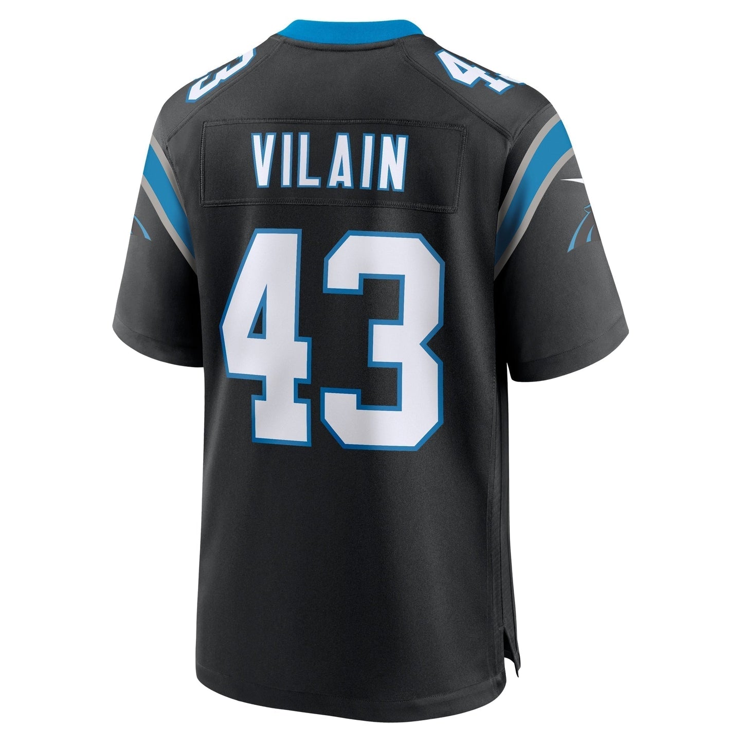 Luiji Vilain Carolina Panthers Game Jersey - Black