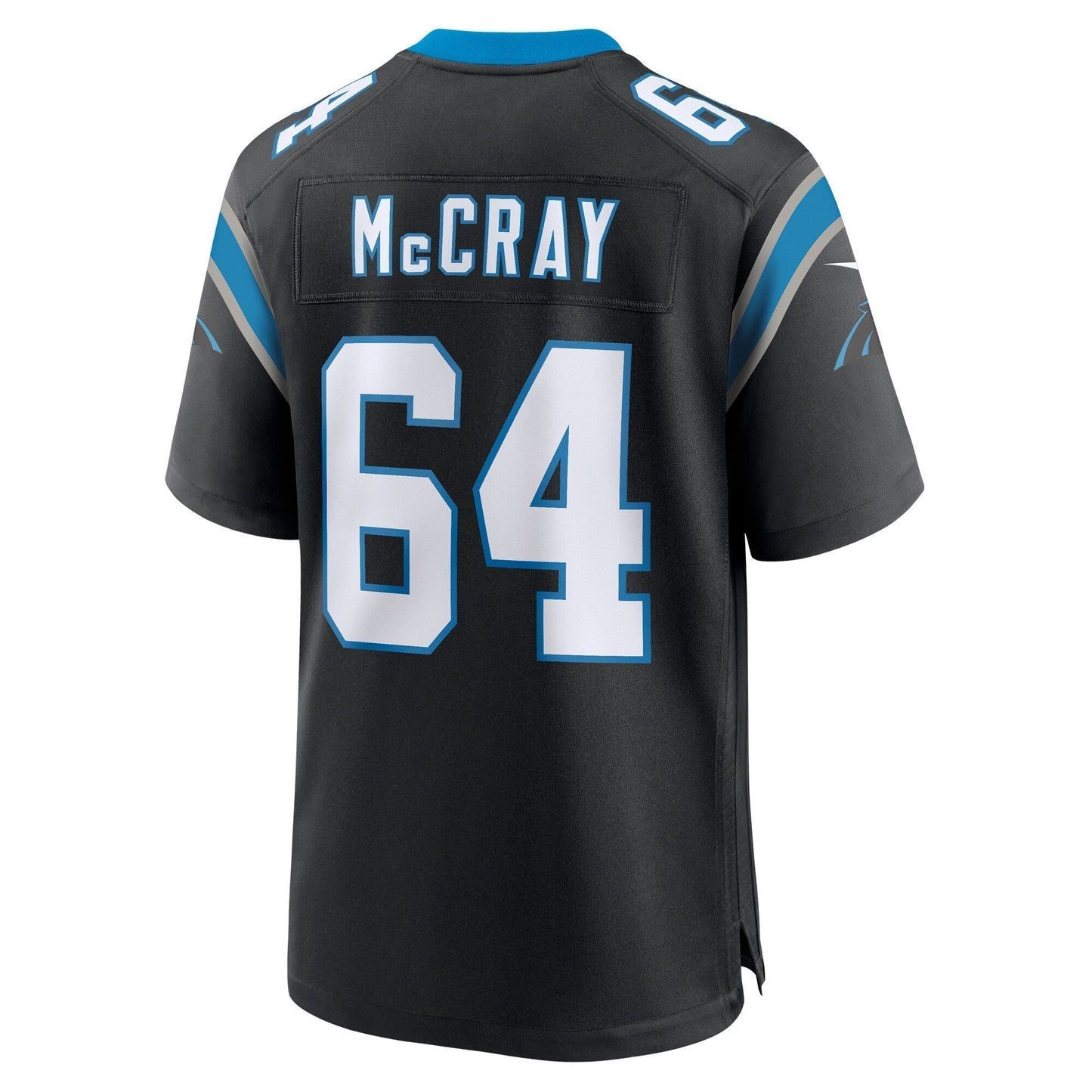Justin McCray Carolina Panthers Team Game Jersey - Black