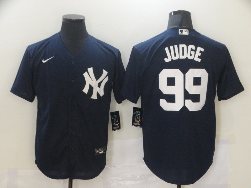Men's New York Yankees Aaron Judge Navy Replica Baseball Jersey