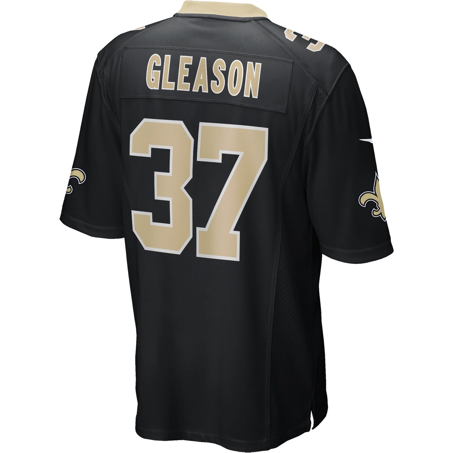 Steve Gleason New Orleans Saints Game Retired Jersey - Black