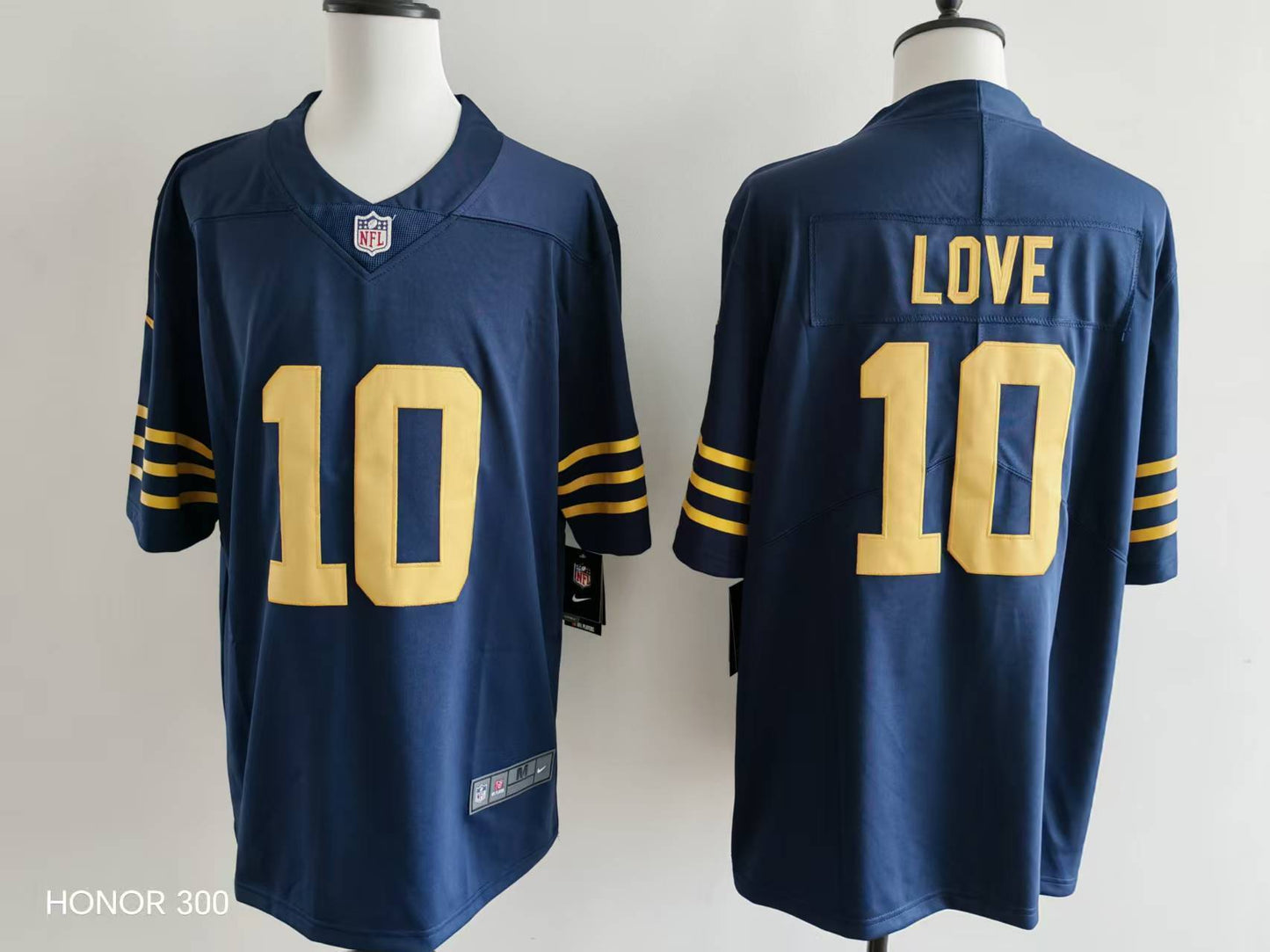 Men's Green Bay Packers Jordan Love Jersey #10