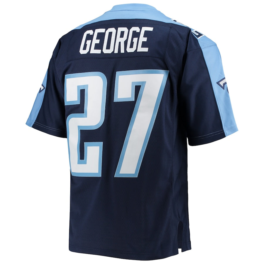 Men's Tennessee Titans Eddie George Navy Legacy Replica Jersey