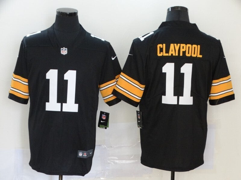 Men's Pittsburgh Steelers Chase Claypool Jersey - Black-No team logo