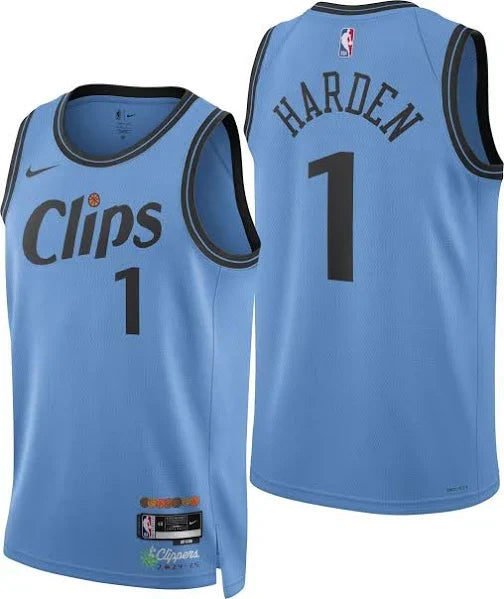 2024-25 City Edition Los Angeles Clipper James Harden #1 Swingman Jersey