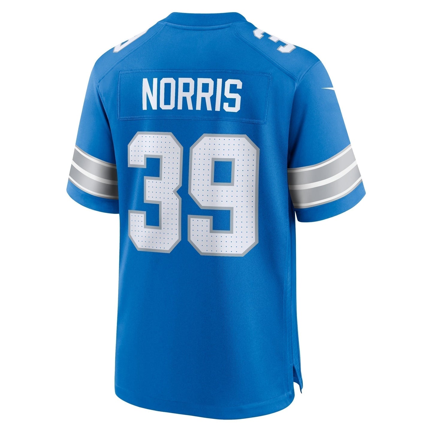 Morice Norris Detroit Lions Game Jersey - Blue