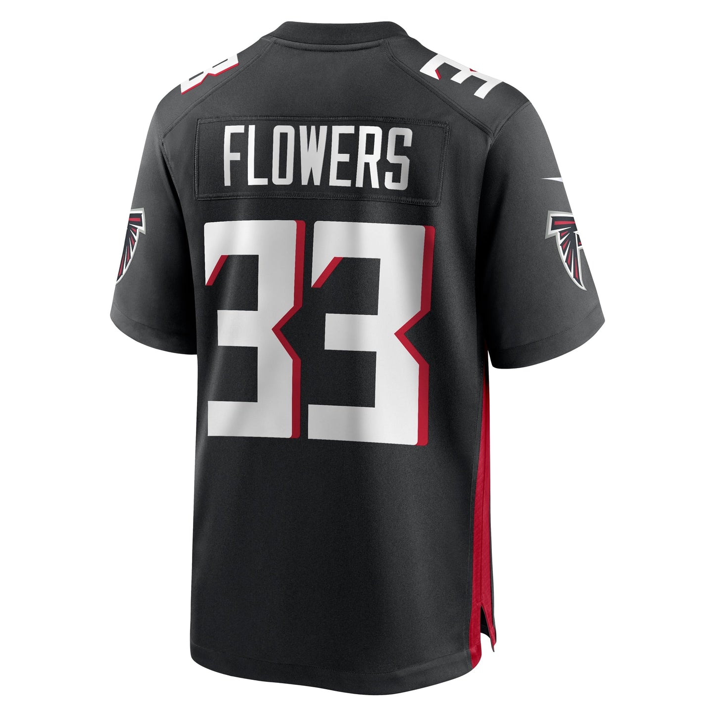 Tre Flowers Atlanta Falcons Team Game Jersey - Black