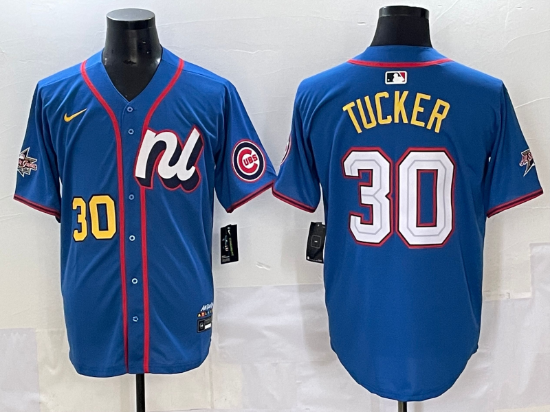 Men's National League Kyle Tucker Blue 2025 All-Star Edition Limited Player Jersey