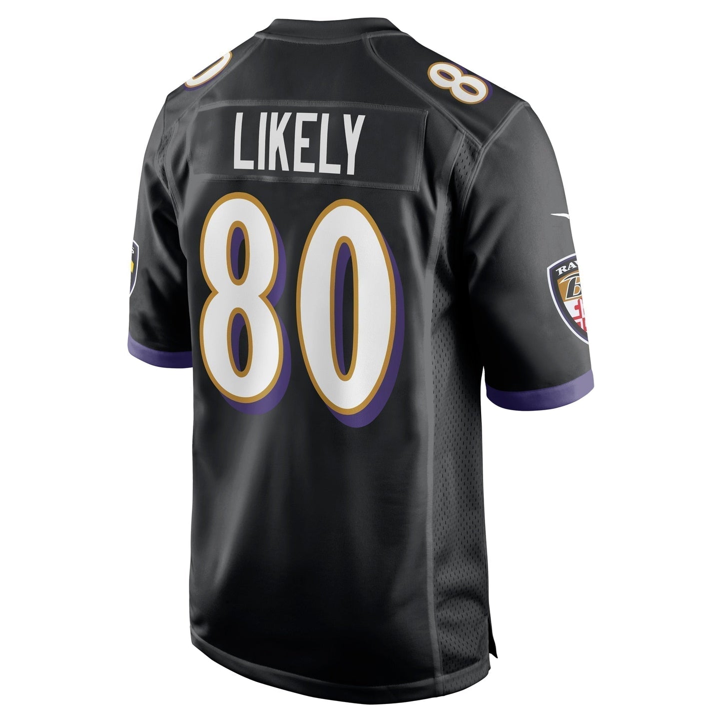 Isaiah Likely Baltimore Ravens Alternate Game Jersey - Black
