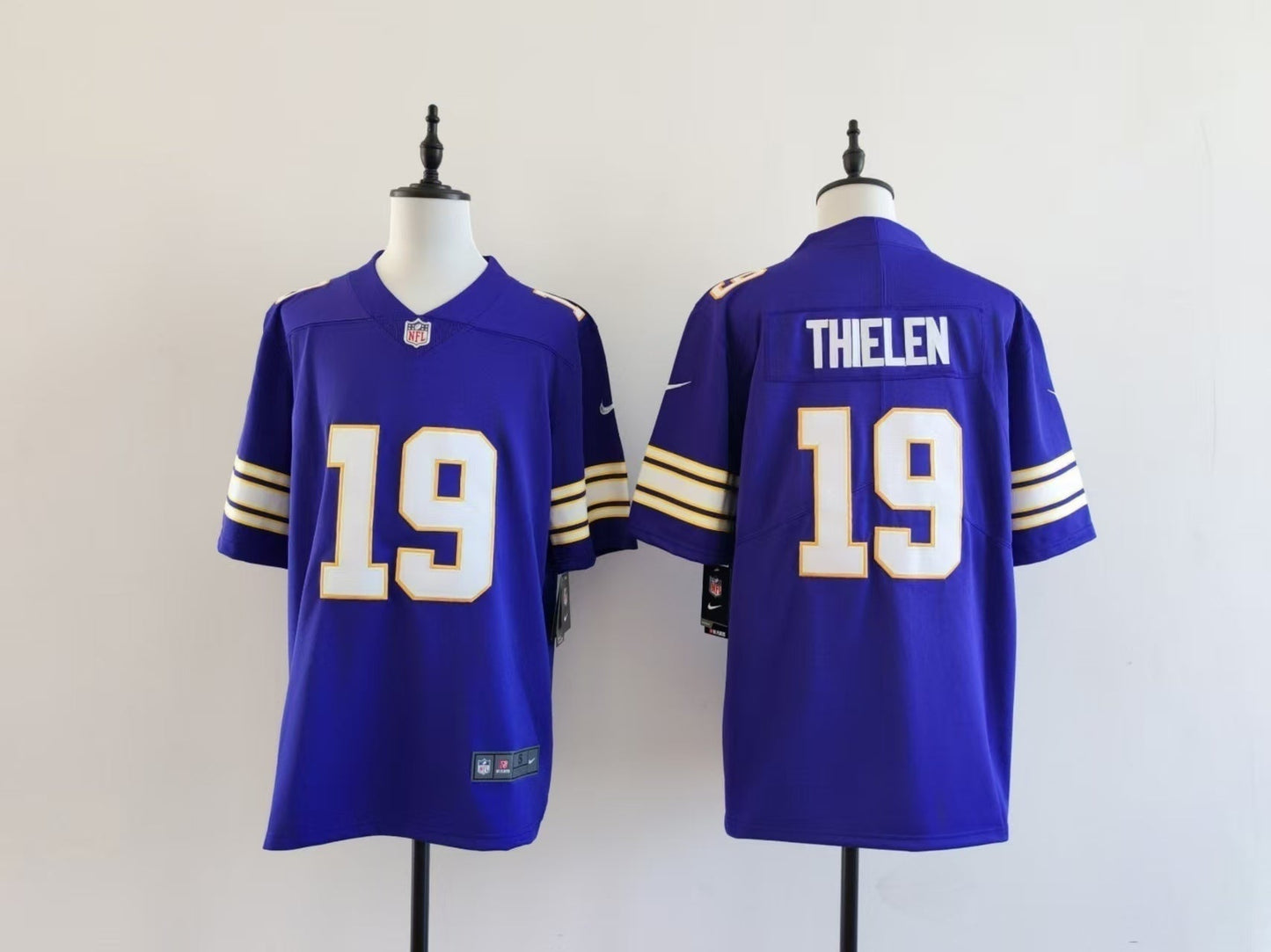 Men's Minnesota Vikings Adam Thielen Jersey - Retro Purple