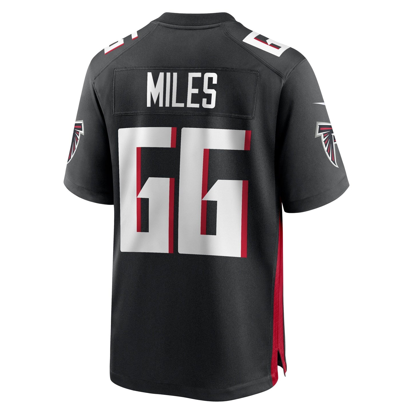 Joshua Miles Atlanta Falcons Game Jersey - Black