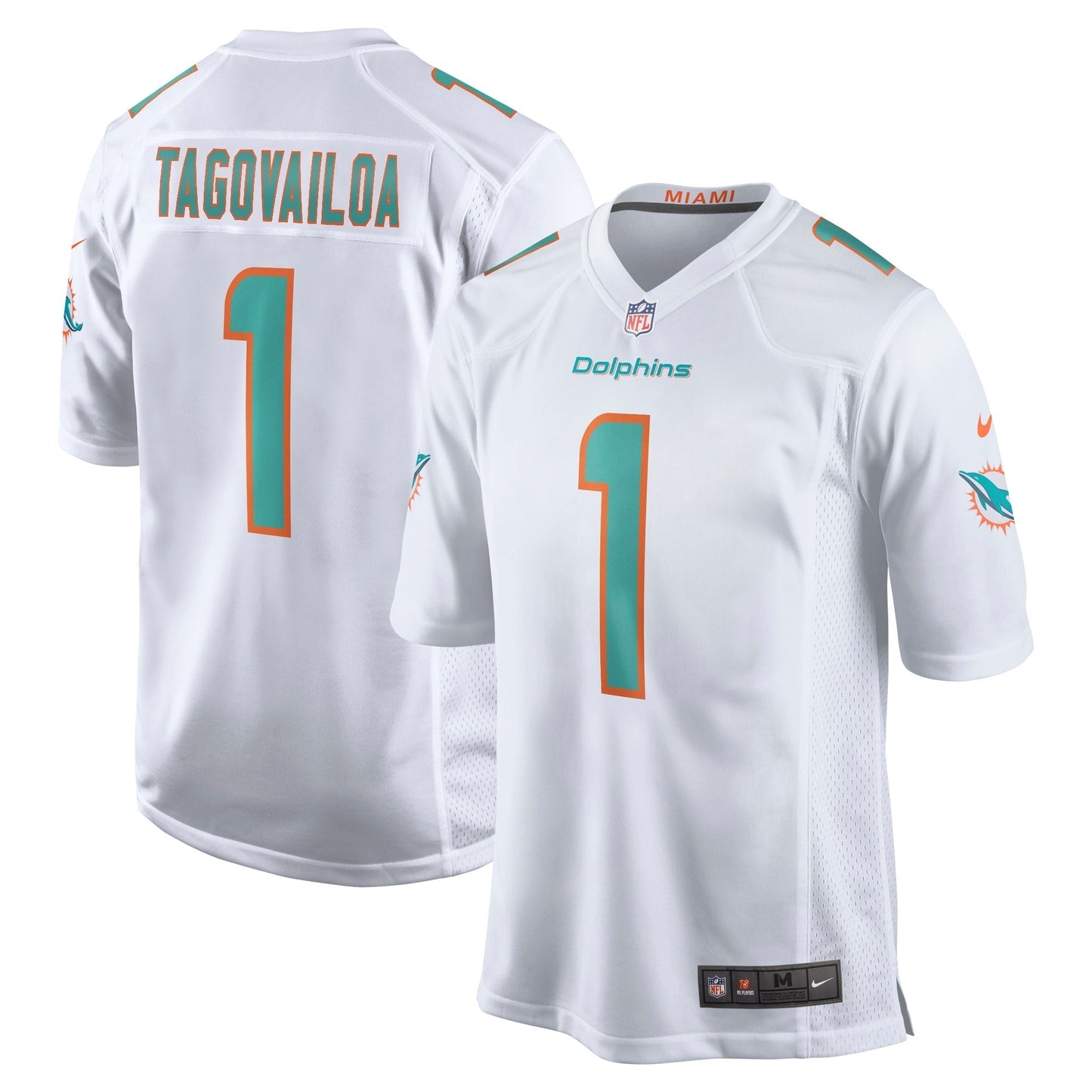 Miami Dolphins Tua Tagovailoa White Game Jersey