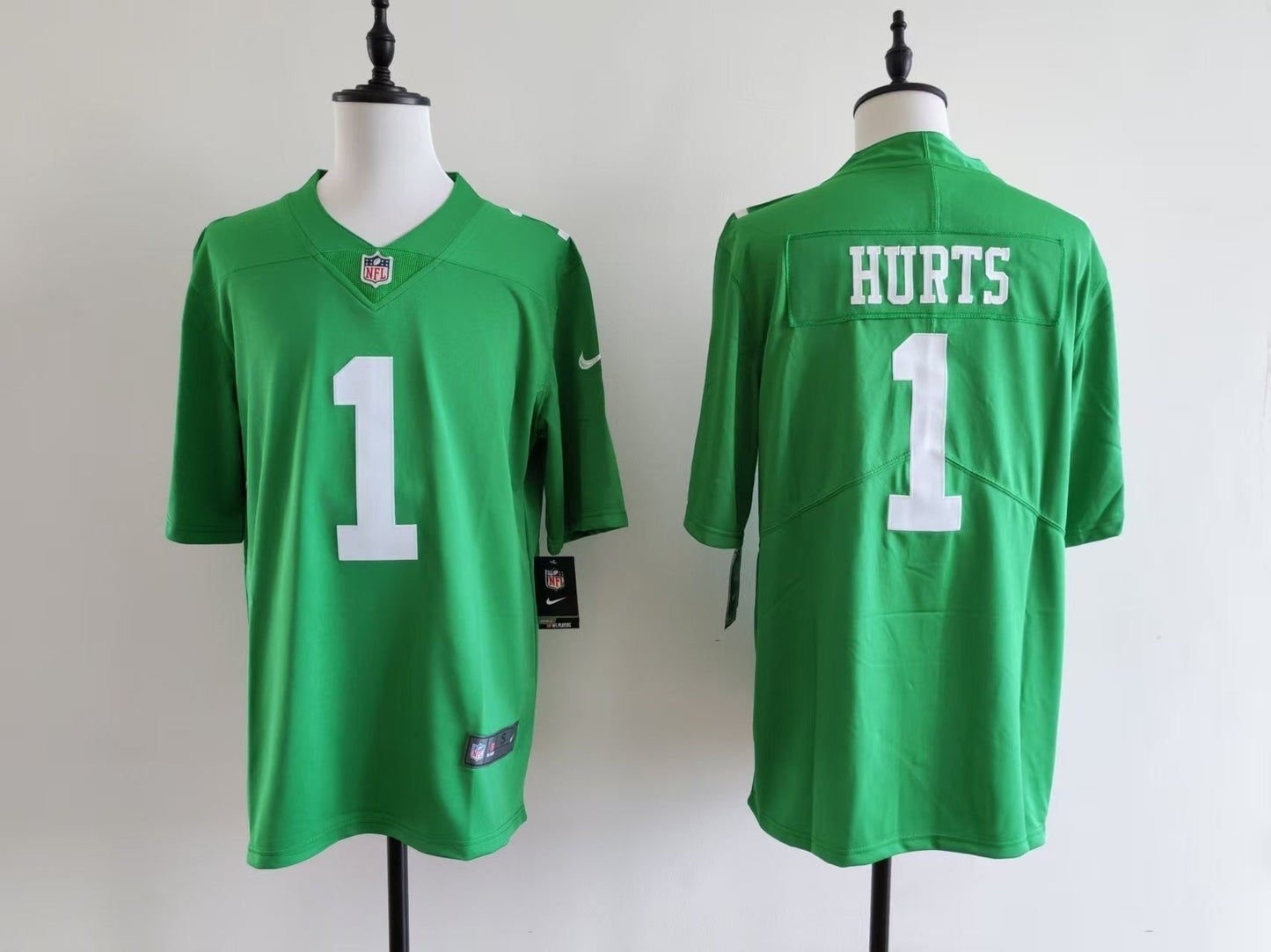 Men's Philadelphia Eagles Jalen Hurts Jersey-green-Digital without black borders