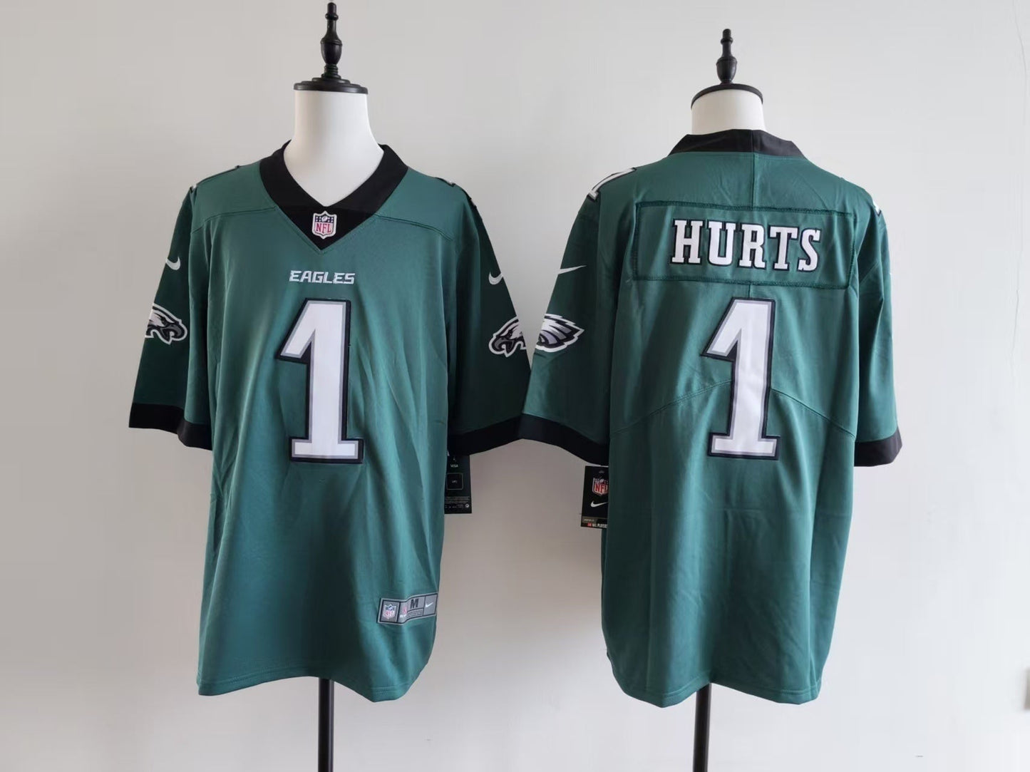 Men's Philadelphia Eagles Jalen Hurts Jersey-Midnight Green