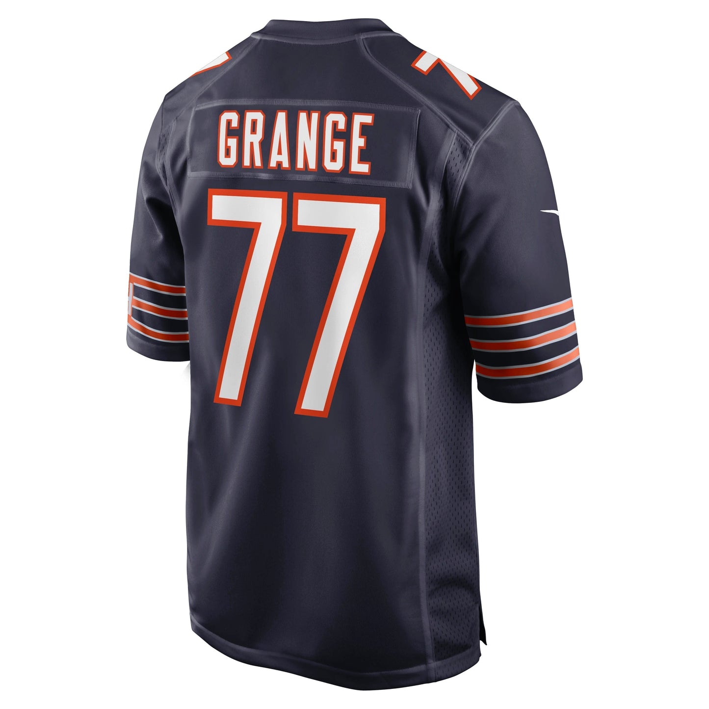 Red Grange Chicago Bears Retired Jersey - Navy