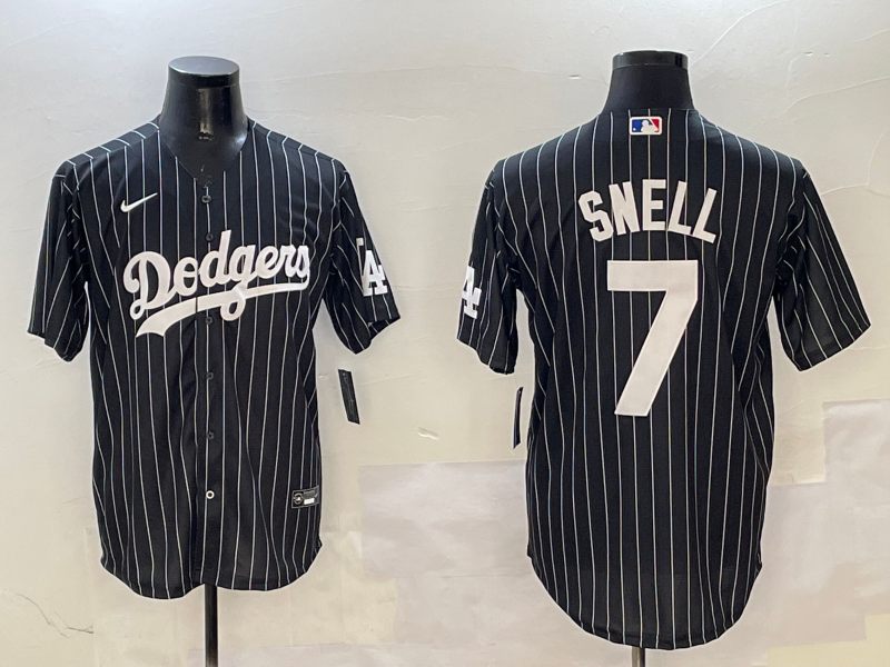 Men's Los Angeles Dodgers Blake Snell Black Alternate Limited Player Jersey