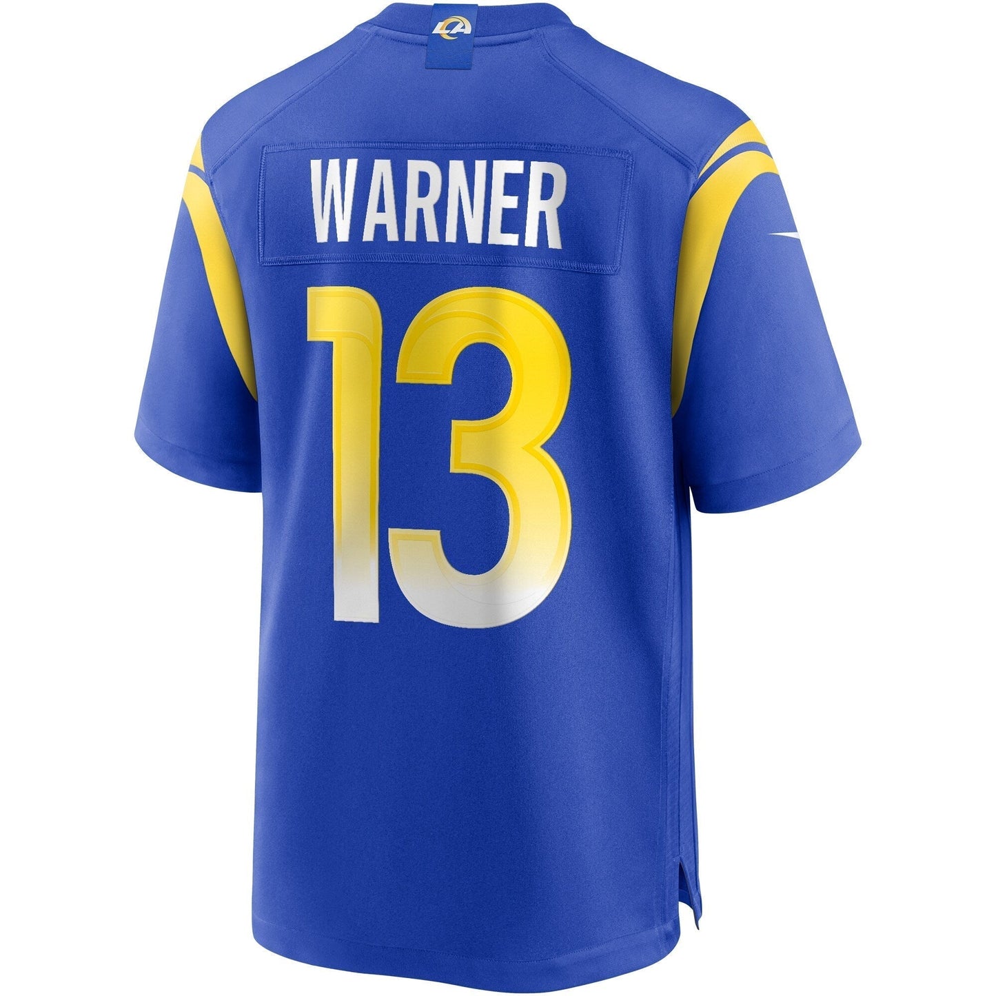 Kurt Warner Los Angeles Rams Game Retired Jersey - Royal