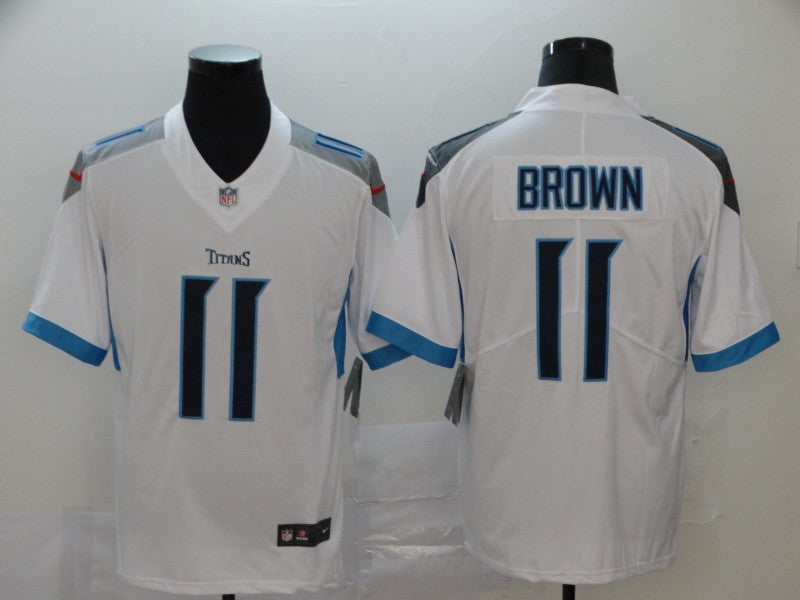 Men's Tennessee Titans A.J. Brown White Game Jersey