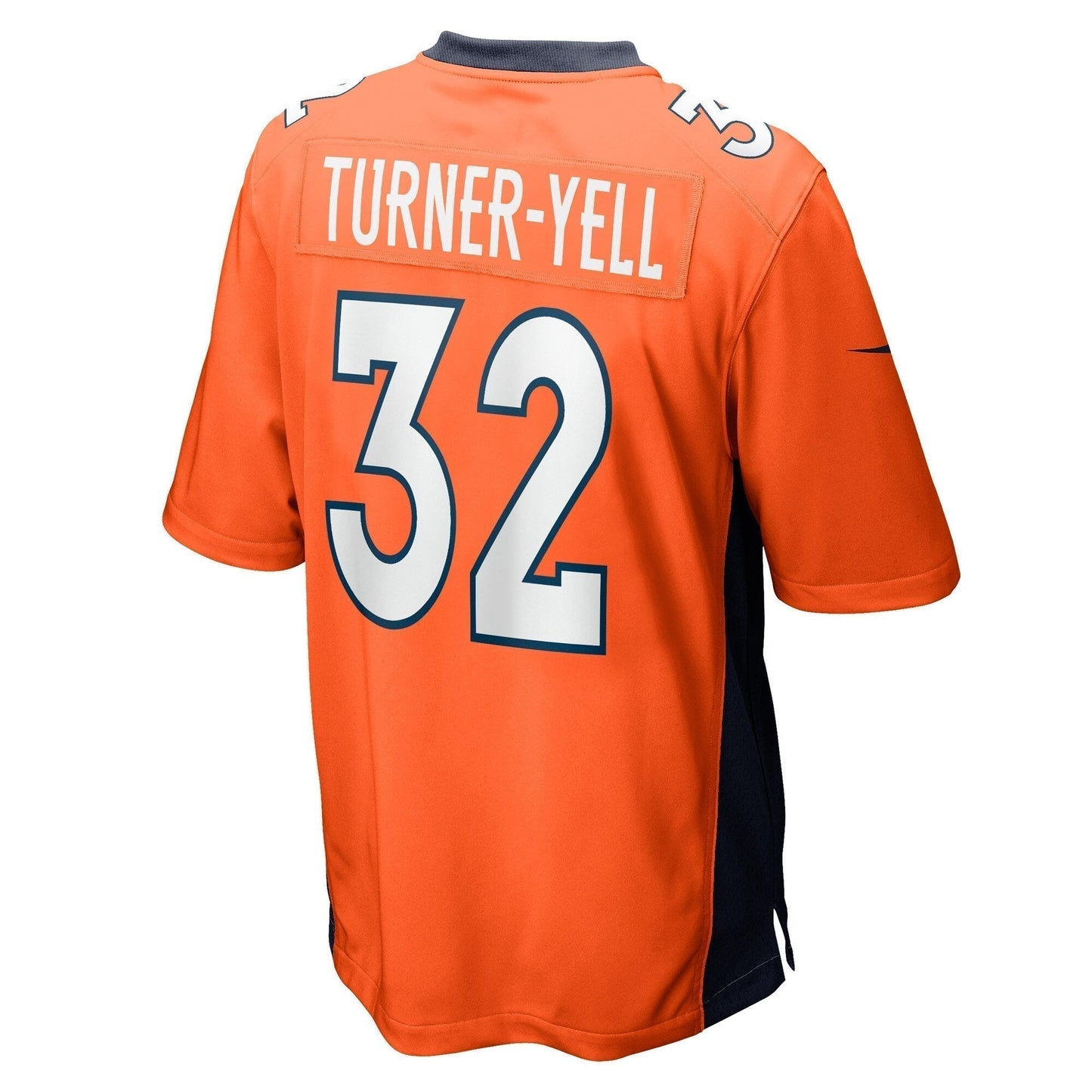 Delarrin Turner-Yell Denver Broncos Game Jersey - Orange
