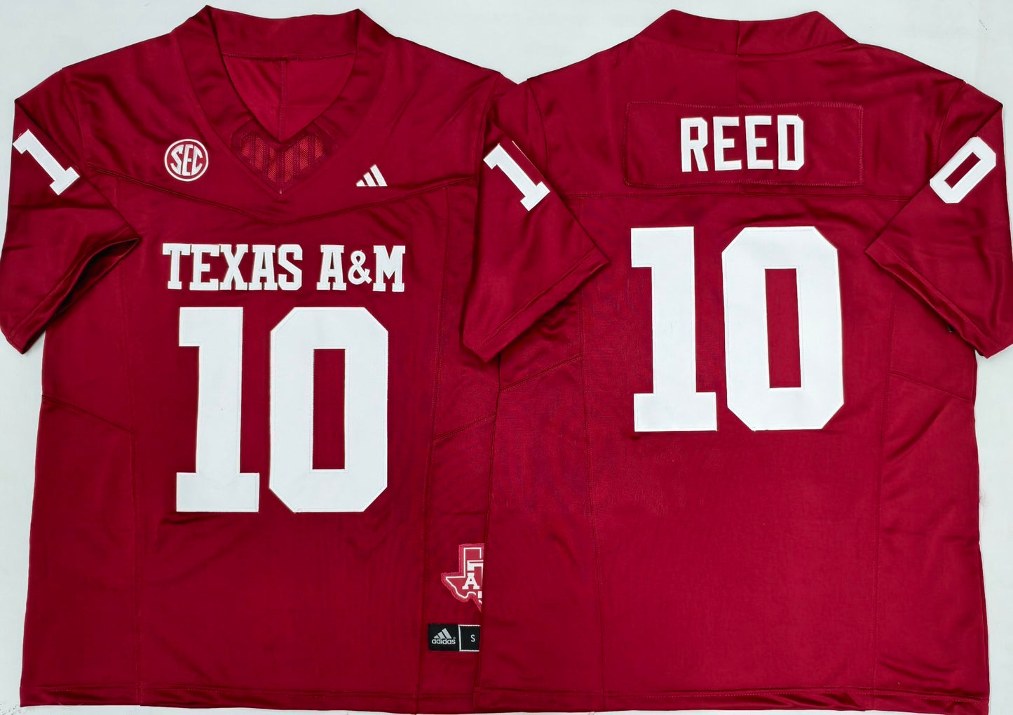Men's Texas A&M Aggies Marcel Reed Red Player Game Jersey