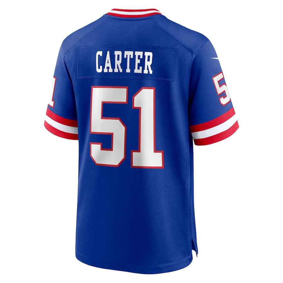 Men's New York Giants Abdul Carter Royal First Round Pick 2nd Alternate Game Jersey