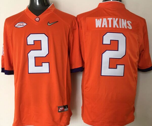 Men's Clemson Tigers Sammy Watkins Orange Game Jersey