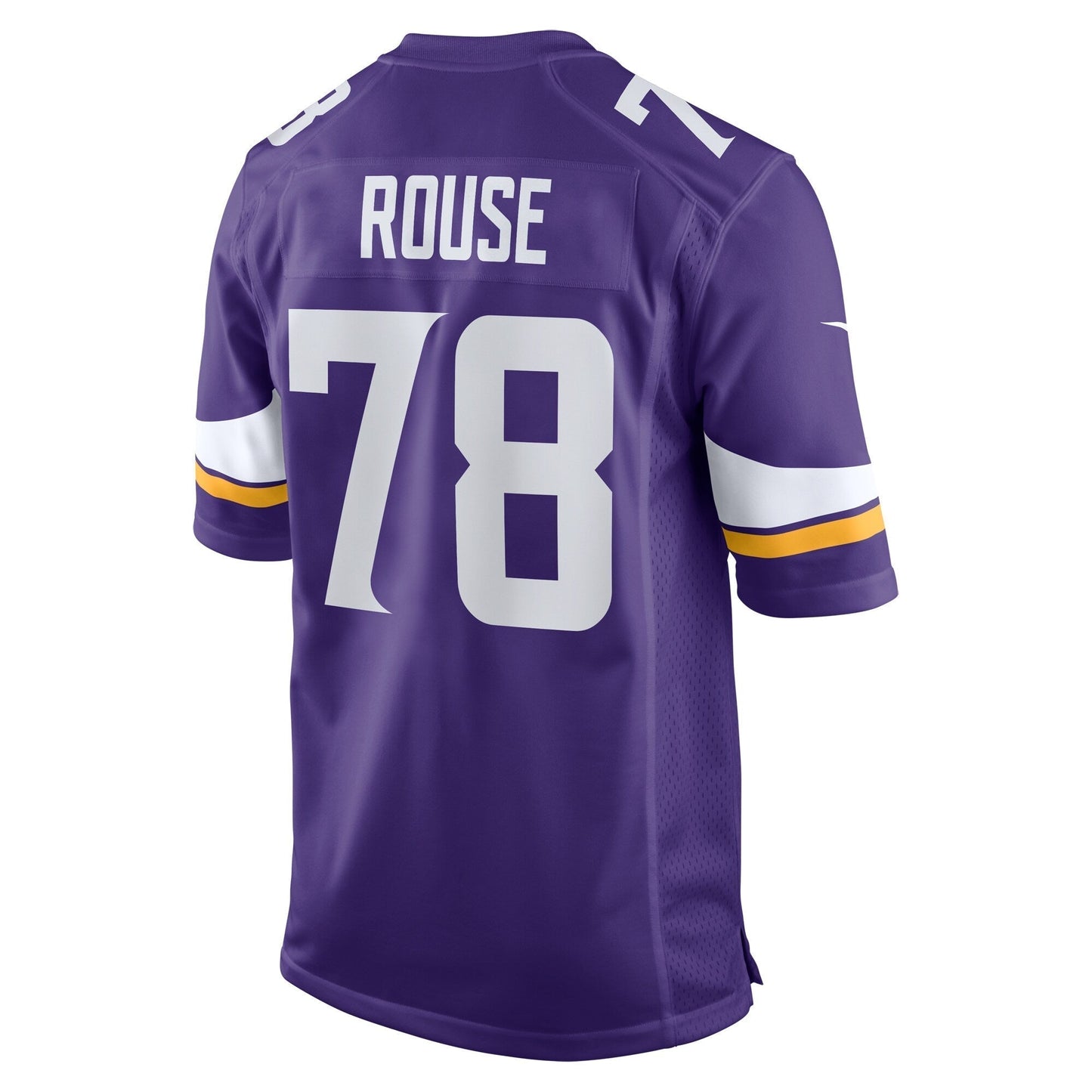 Walter Rouse Minnesota Vikings Game Jersey - Purple