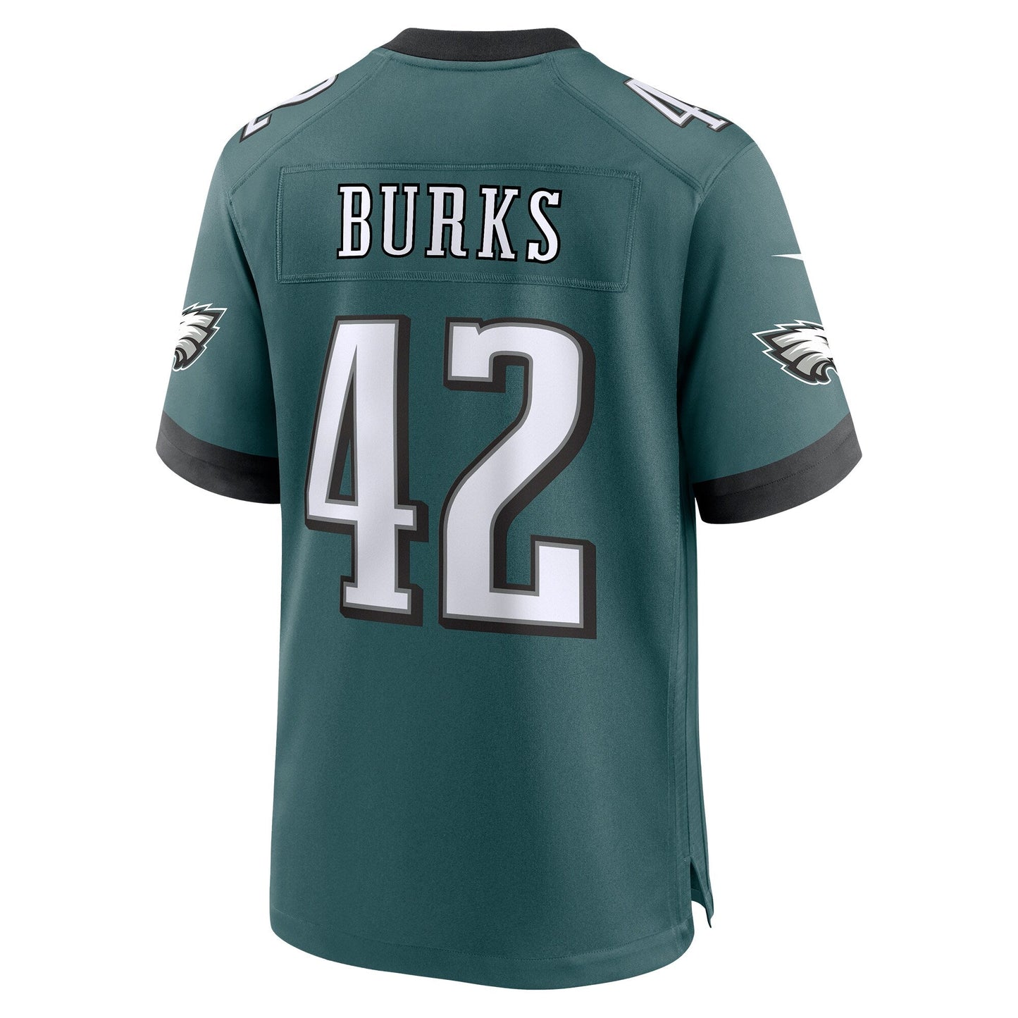 Oren Burks Philadelphia Eagles Game Jersey - Midnight Green
