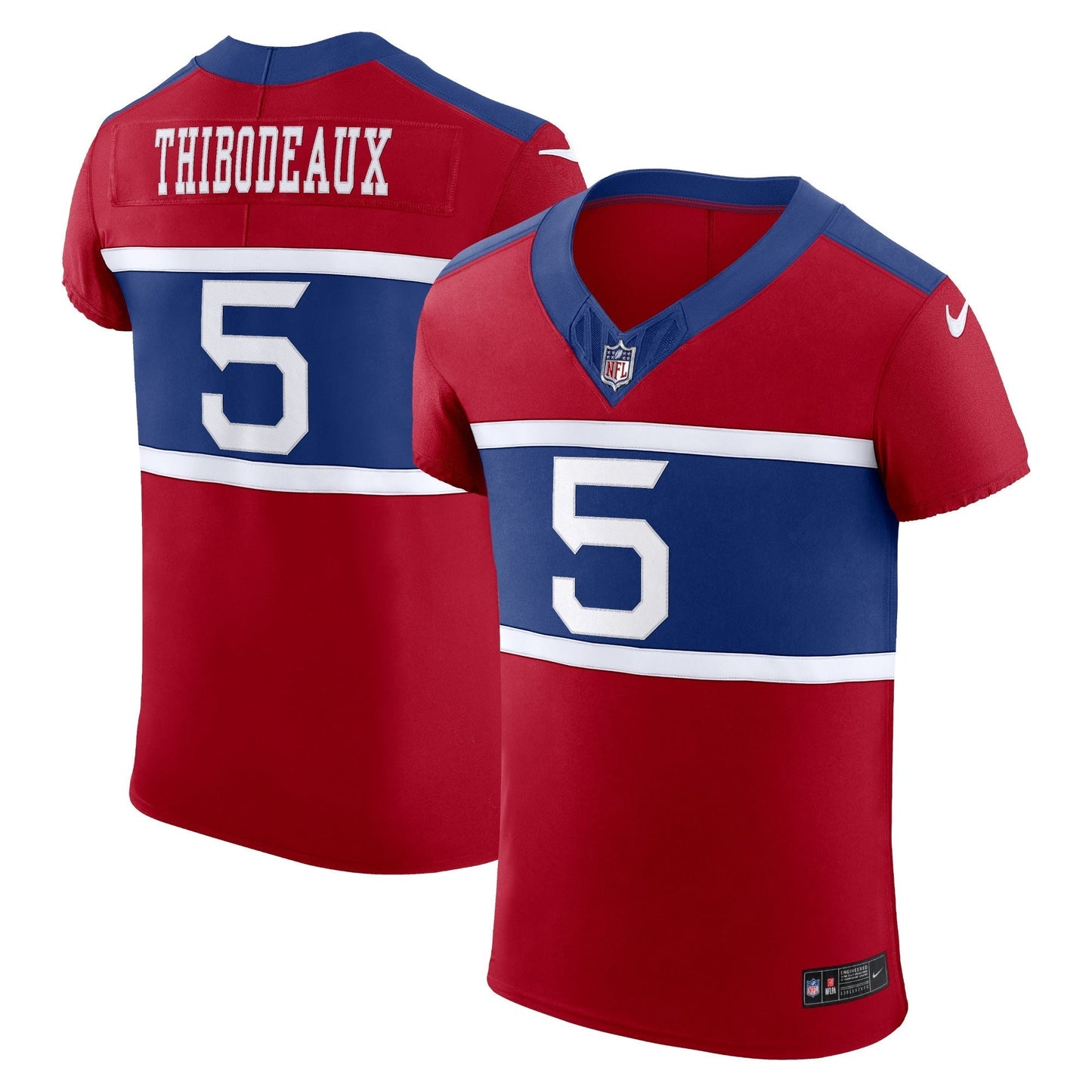 New York Giants Kayvon Thibodeaux Red Vapor F.U.S.E. Elite Player Jersey Vapor F.U.S.E. Elite Jersey