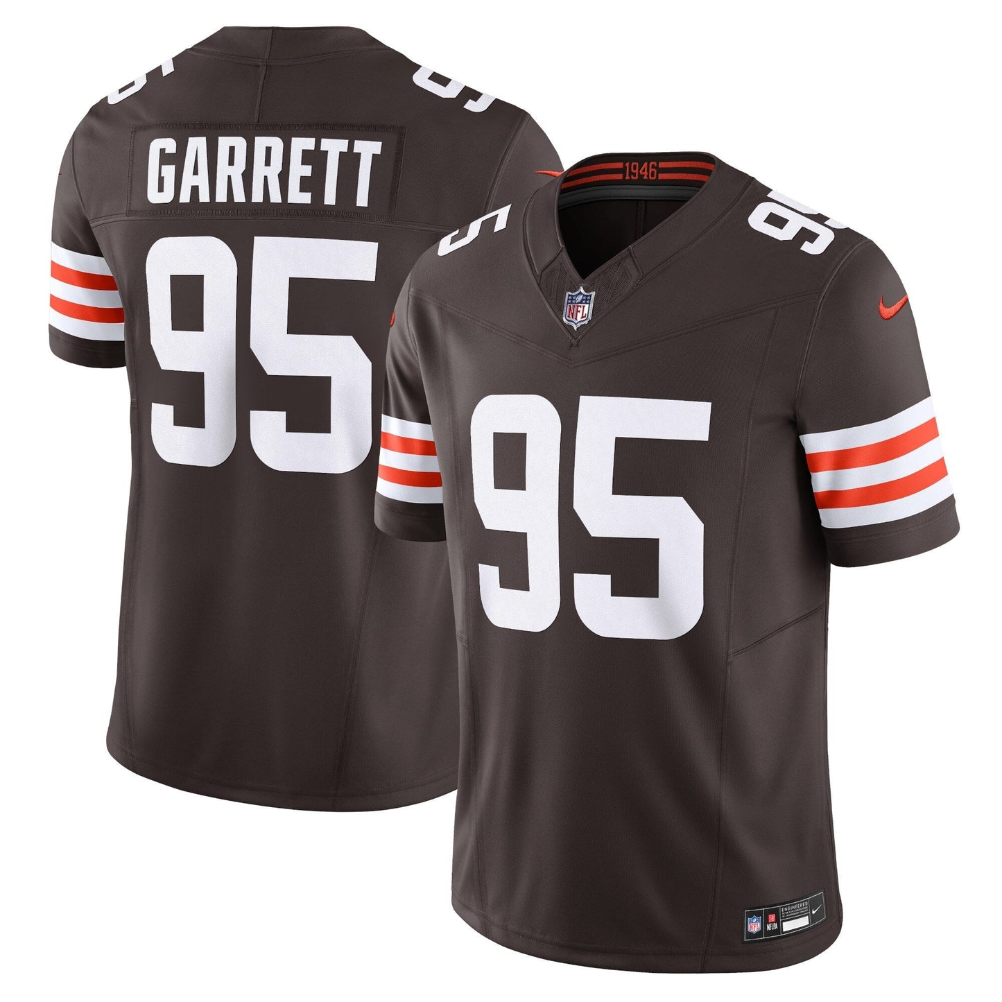 Cleveland Browns Myles Garrett Brown Vapor F.U.S.E. Limited Jersey