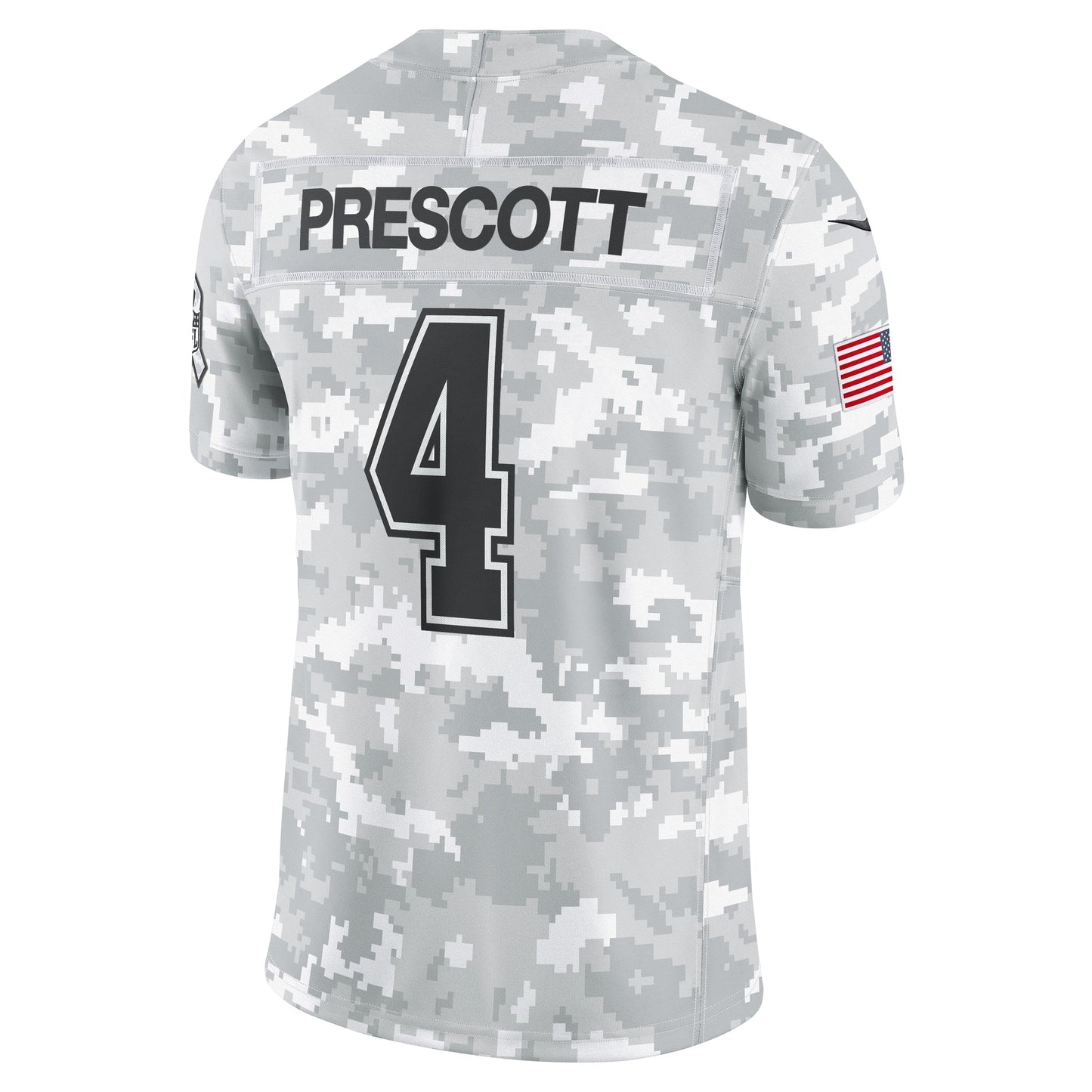 Dak Prescott Dallas Cowboys 2024 Salute to Service Limited Jersey - Arctic Camo