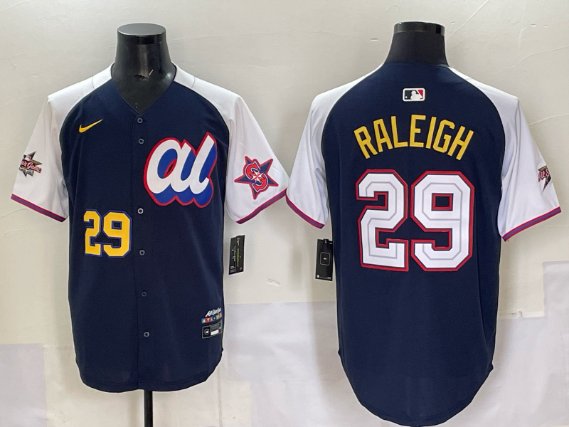 Men's American League Cal Raleigh Navy 2025 All-Star Edition Player Jersey
