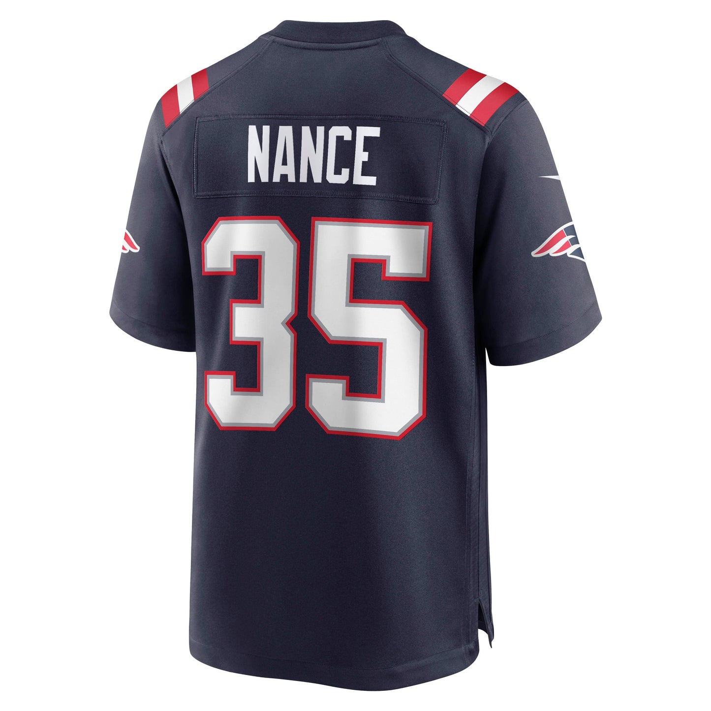 Jim Nance New England Patriots Retired Jersey - Navy