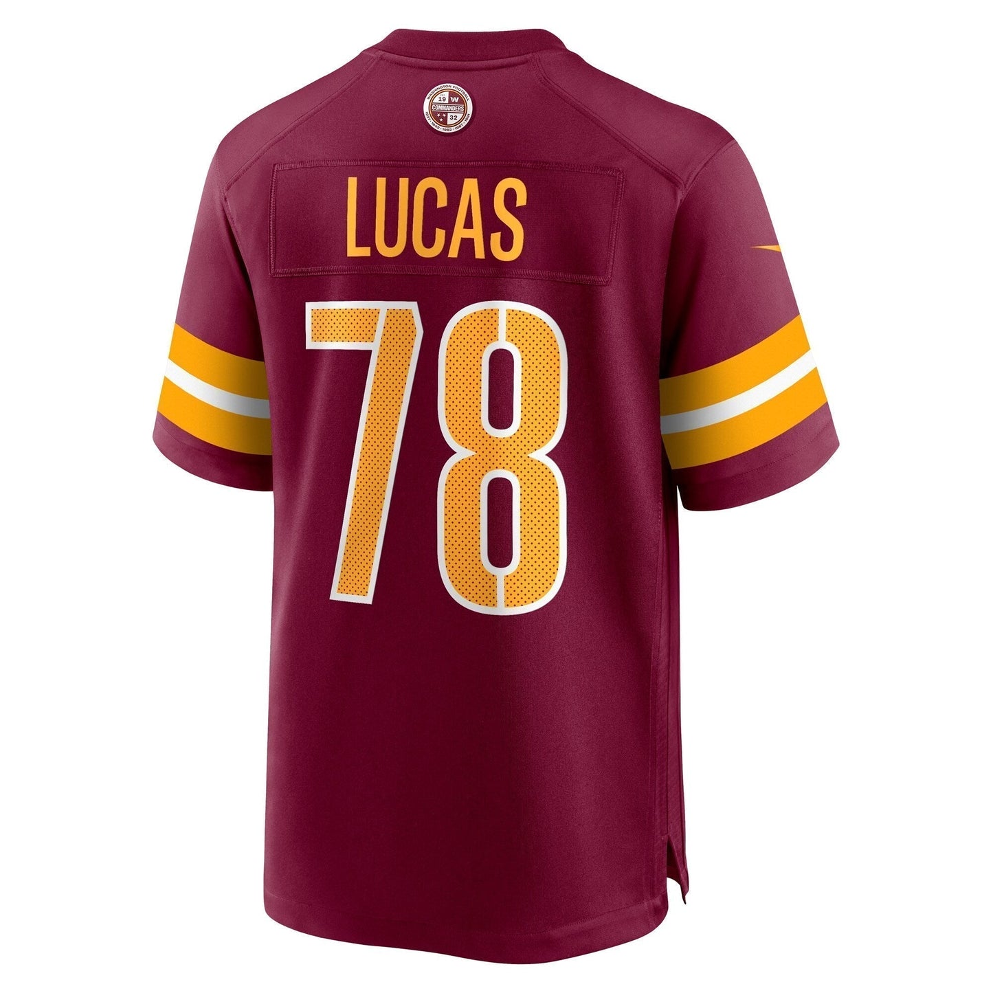 Cornelius Lucas Washington Commanders Game Jersey - Burgundy