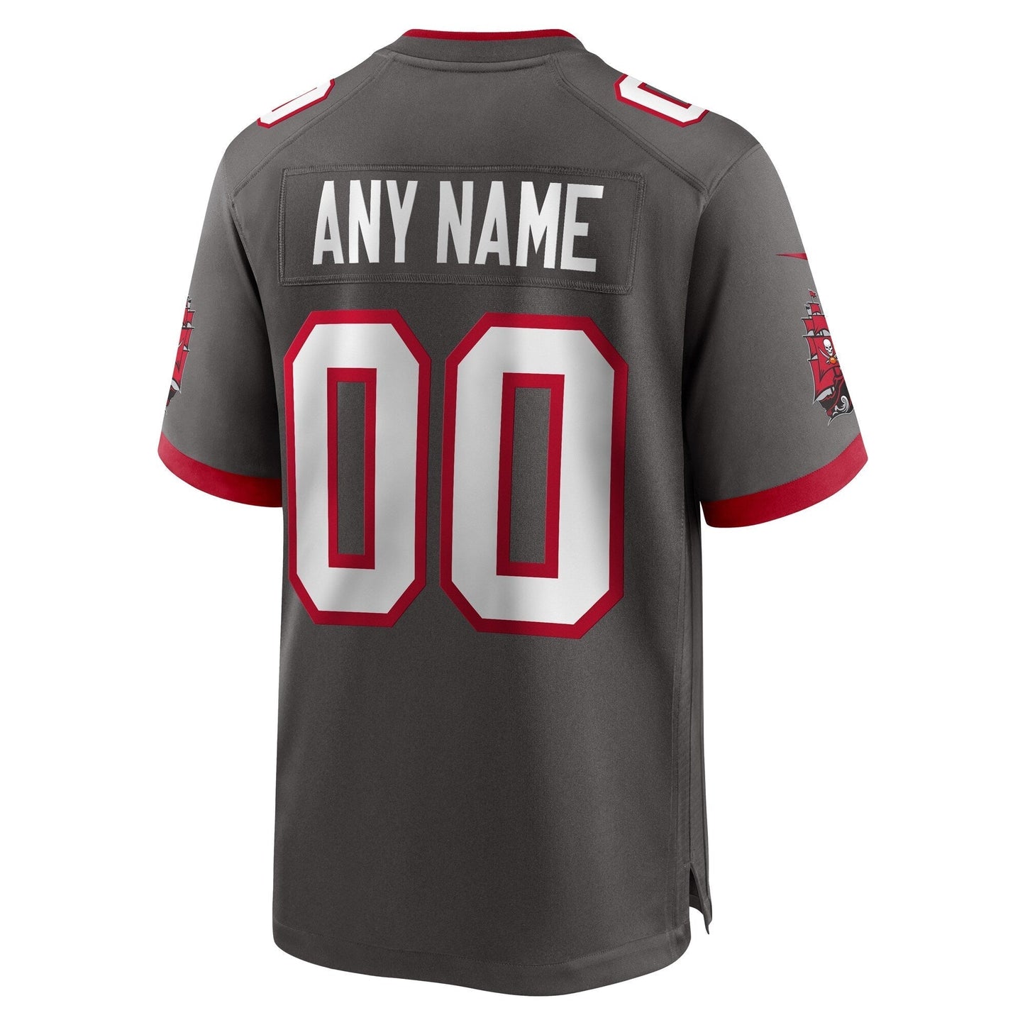 Tampa Bay Buccaneers Alternate Custom Game Jersey - Pewter