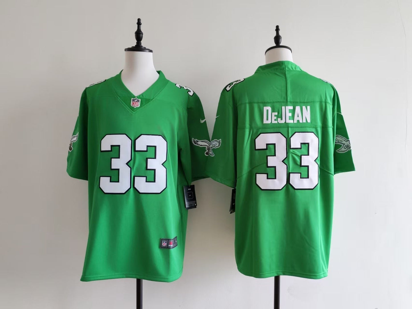 Men's Philadelphia Eagles Cooper DeJean Jersey-green