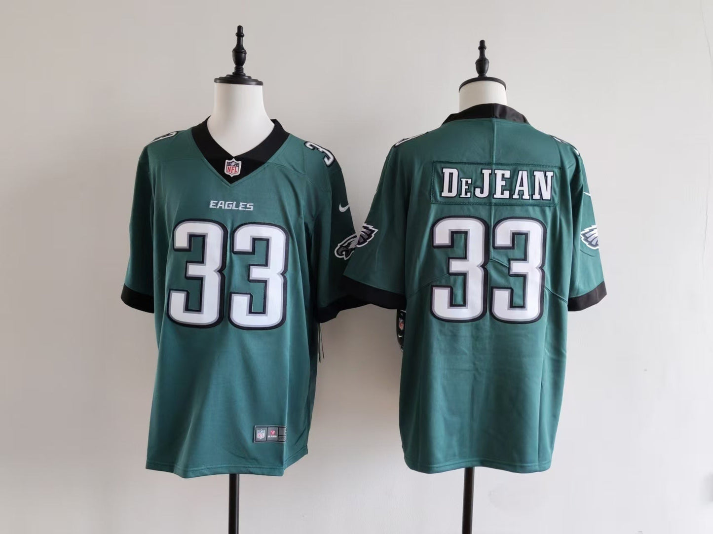 Men's Philadelphia Eagles Cooper DeJean Jersey-Midnight Green