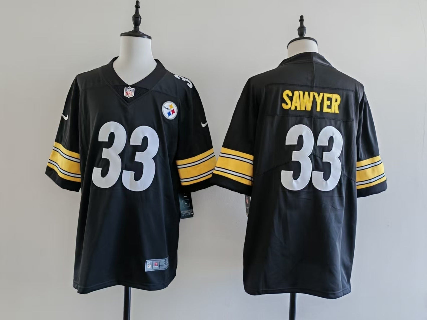 Men's Pittsburgh Steelers Jack Sawyer Jersey - Black
