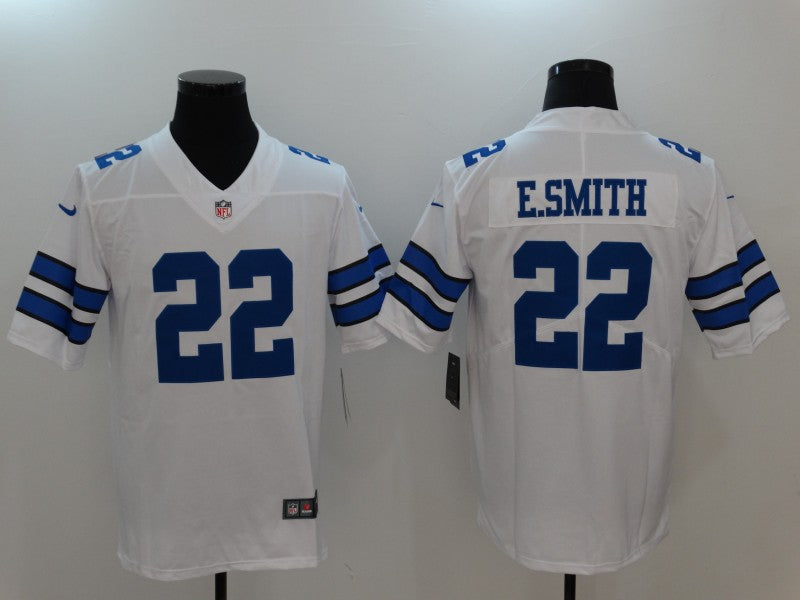 Men's Dallas Cowboys Emmitt Smith White Fashion Game Jersey
