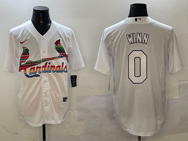 Men's St. Louis Cardinals Masyn Winn White Replica Player Jersey