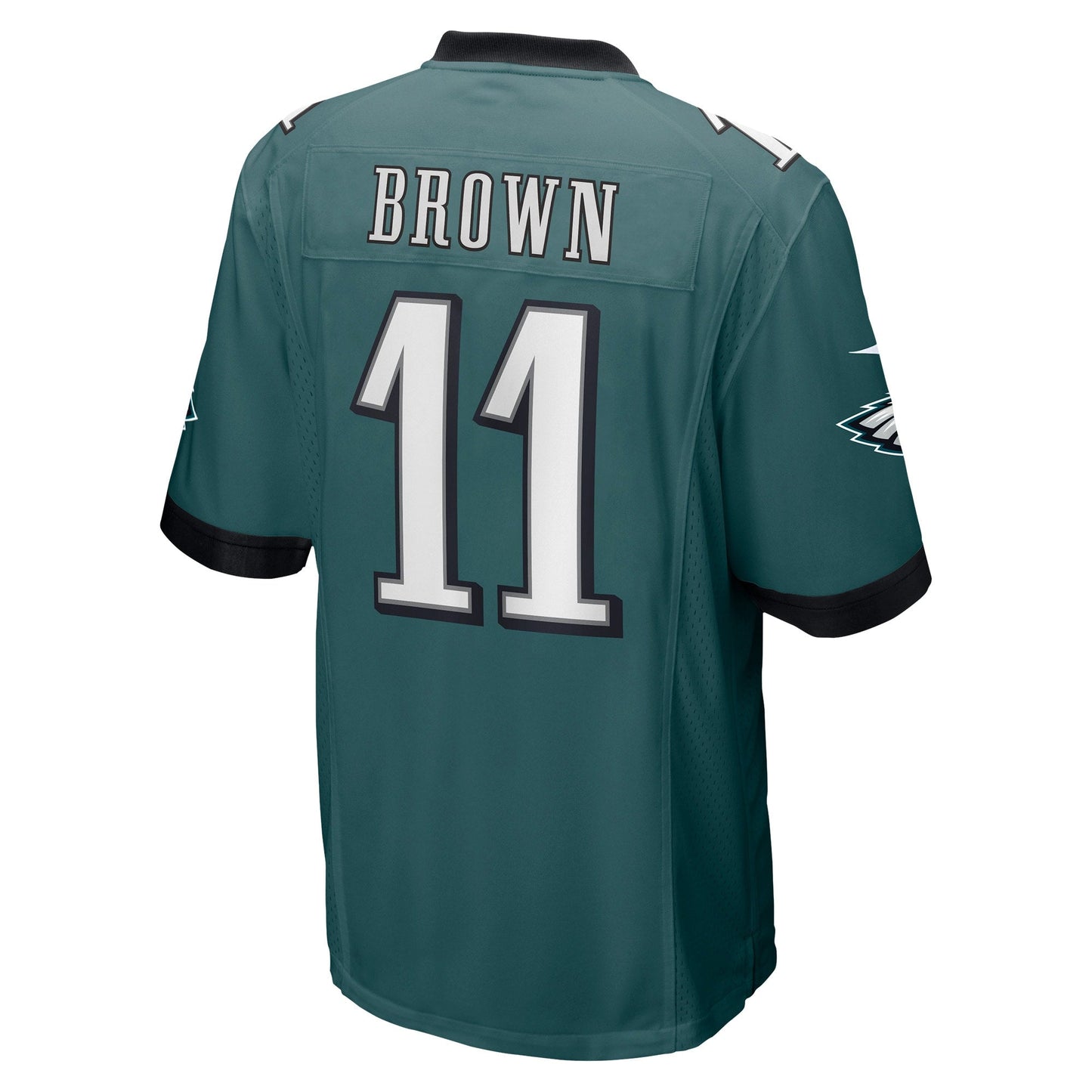 A.J. Brown Philadelphia Eagles Game Jersey - Midnight Green